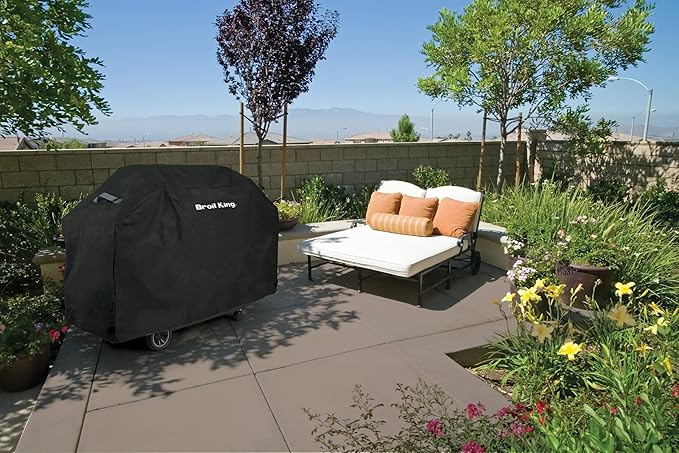 Broil King 67487 58" Select Grill Cover, Black