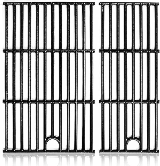 Uniflasy Cast Iron Cooking Grates fits CharBroil 2-Burner 463630021 463655021 463655421 463655621,Grids for Charbroil 463660421 463654022 463660021 463644220 463632320 Replacement Grill Grates