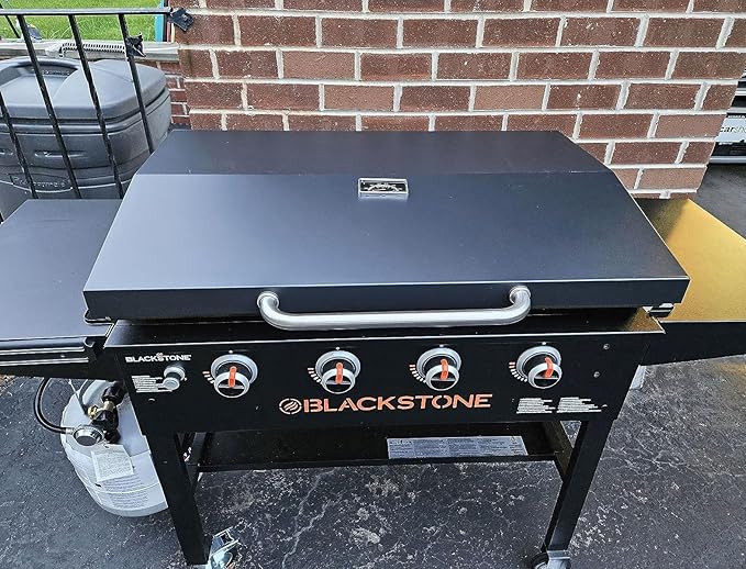 Upgrade Griddle Lid for Blackstone 5856 Omnivore 36" Griddle Hood, Hinged Lid for Blackstone1554 2177 2266 and More Blackstone Flat Top Original Grills