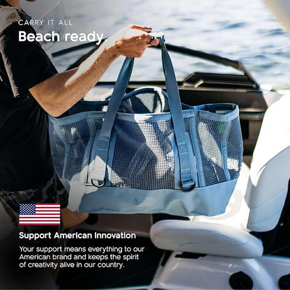 MISSION Boat Gear CASSI Heavy-Duty Outdoor Tote and Waterproof Marine-Grade Mesh Boat Bags