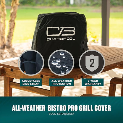 Charbroil Bistro Pro Tabletop Electric Grill, Black - 25302149