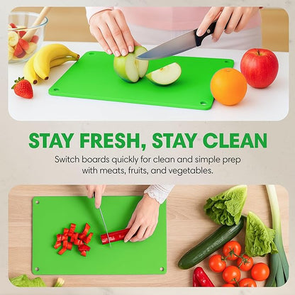 Large Cutting Board - XL Deluxe Meal Prep System with Meat Thermometer, Juice Groove, Spikes, Drip Tray & Removable BPA Free Cutting Board - Patented Multi-Feature Design Carving Board - Kitchen Gifts
