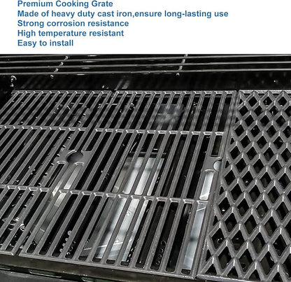 Uniflasy Grill Replacement Parts for Dynaglo DGH450CRP 70-01-911 Cooking Grates DGH450CRP-D DGF493BNP DGH474CRP DGH485CRP, Kenmore Backyard BY13-101-001-12 Gas Grill
