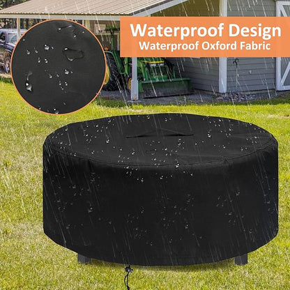 Fire Pit Cover for Solo Stove Yukon Fire Pit Surround Tabletop, Surround Shelter for Fire Pit SurroundTable, Elevation Shelter for Yukon Firepit, Weather-Resistant Protective Cover, 54" x 21"