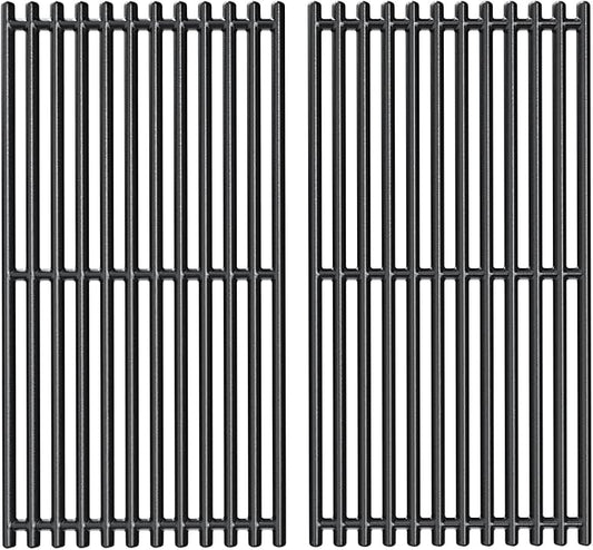 Uniflasy 17 x 8 3/4 Cast Iron Cooking Grate fits CharBroil Commercial 463644220 463632320 463642316 463245518 463630021 G369-0030-W2 2Burner Grill Replacement Part Grid for Nexgrill 720-0864M 720-0864