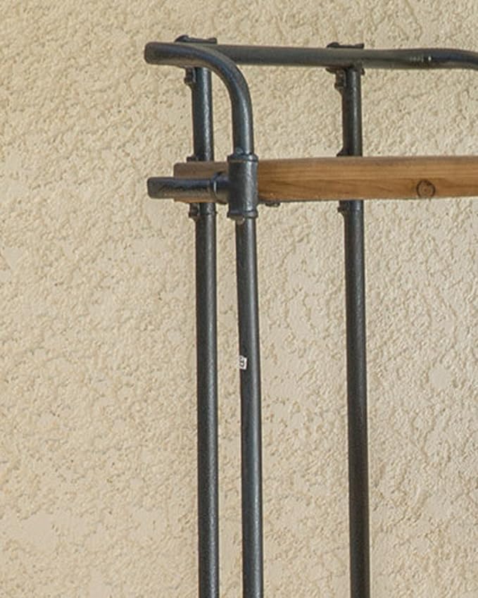 Christopher Knight Home SOHO Indoor-Outdoor Antique Finish -Outdoor Iron 5-Shelf Bookcase