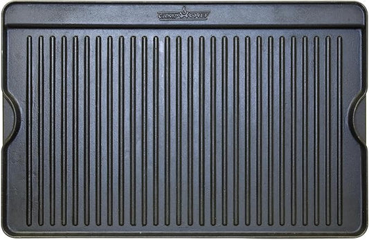 Camp Chef Cast Iron Griddle - 16 x 24, Non-Stick Grill/Griddle Sides