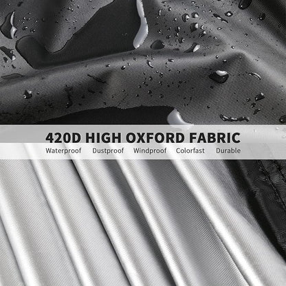 Outdoor Prep Table Cover 48 Inch,Waterproof Fadeproof UV Resistant Patio Stainless Steel Metal BBQ Table Cover All Season Protection for Outdoor Table - 48 x 30 x 35 Inch