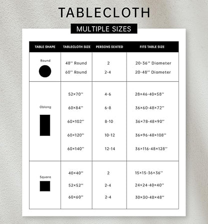 YiHomer Pastoral Square Tablecloth - 52 x 52 Inch Table Cloth - Washable Table Cover with Dust-Proof Wrinkle Resistant for Restaurant, Picnic, Bistro, Indoor and Outdoor Dining, Gardenia