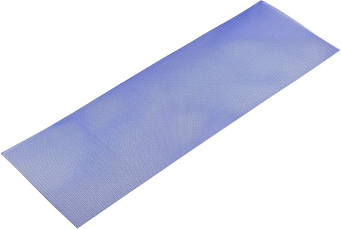 AggAuto Universal 40"x13" Car Grill Mesh 4x8mm Rhombic Hole Blue | Aluminum Alloy Automotive Grille Insert Bumper, One of the Most Multifunctional Shape Grids 100x33cm