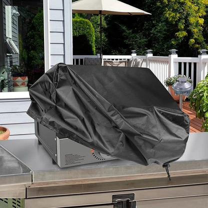 Grill Cover for Blackstone 22 Inch Griddle, Heavy Duty 600D Waterproof Oxford BBQ Grill Cover with Drawstrings, Flat top Gas Grill Cover Only Fits Blackstone 22" Tabletop Griddle with Hood