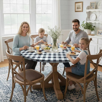 opstellen Fitted Round Tableclothes Drawstring Water Proof Table Cloth Polyester Indoor Outdoor Circular Covers for 45-54in Table New Apartment Home House Needs Gift Campers Patio Picnic Camping Finds