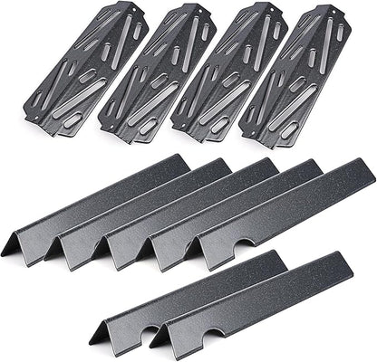 Grill Flavorizer Bars for Weber Genesis II E-410, S-410, LX E-440, S-440, Weber Genesis 2 66041 66033 66796 66030 66686 Heat Deflectors Grill Replacement Parts, 17” Porcelain Steel Flavor Bars