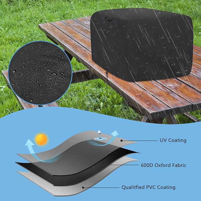 Pizza Oven Cover for Blackstone 2238 Leggero Tabletop Outdoor Pizza Oven Oven, 600D Heavy Duty Waterproof Pizza Oven Grill Accessories