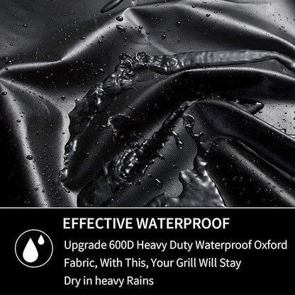 Grill Cover for Traeger Grills BAC776 Woodridge Pro and Traeger Woodridge Elite Grills, Special Zipper Design