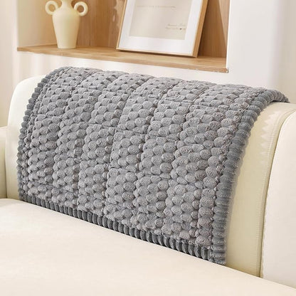 OstepDecor Couch Cover for Dogs, Washable Non Slip Sofa Cover for Pets | Soft Couch Covers for Sofa, Loveseat and Sectional, Furniture Protector Against Pet Hair & Dirt (35.4" x 35.4", Grey)