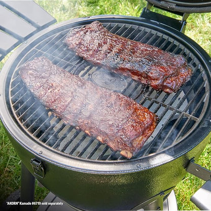 Char-Griller 6201 AKORN Kamado Grill Smokin' Stone, Ivory