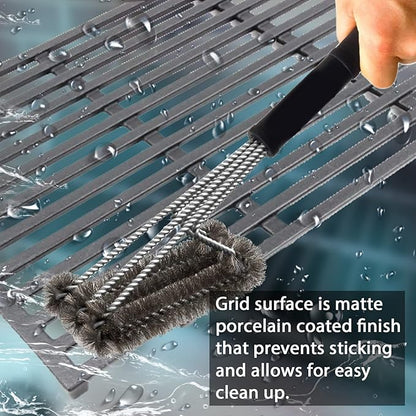 Hongso genesis ii grates for Weber Genesis II 300 Series E310 S310 E315 S315 E325 S325 E330 S330, II LX S & E 340, Genesis 2 GS4 Gas Grill, Cooking Grids Replacement Parts for 66095 66802, Cast Iron