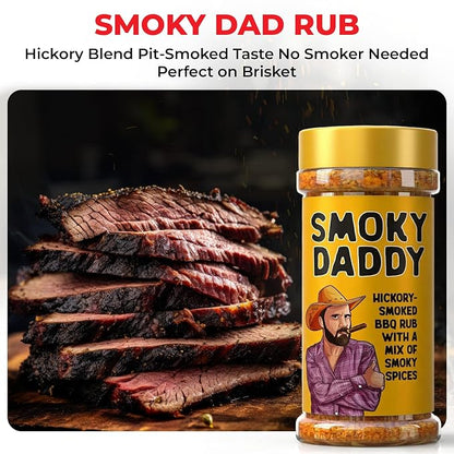 BBQ Rub Dads Gift Set, 3 BBQ Seasoning,BBQ Grill Rub Perfect Gifts for Mens | 3 Bold Barbecue Rubs (Sweet, Spicy & Smoky Blends), Fathers Day Birthday gifts for Men