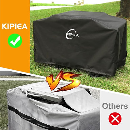 Kipiea Griddle Cover for Blackstone 28" Griddle with Hood, Heavy Duty Tear & Fade Resistant and Waterproof Flat Top Grill Cover for Blackstone 5483 with Buckles and Drawstrings