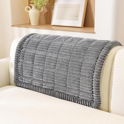OstepDecor Couch Cover for Dogs, Washable Non Slip Sofa Cover for Pets | Soft Couch Covers for Sofa, Loveseat and Sectional, Furniture Protector Against Pet Hair & Dirt (35.4" x 35.4", Dark Grey)