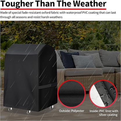 NEXCOVER Grill Cover- 30" Waterproof BBQ Grill Cover, Barbeque Cover Grill Cover for Outdoor Grill, UV Resistant Dustproof Barbecue Smoker Cover.