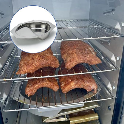 Water Pan Replacement for Masterbuilt 30 Inch Electric Smoker, Replaces Part 9007170040, Water Bowl for Digital Electric Vertical Smoker, Fits MB20071117 MB21072218 for Masterbuilt Smoker Parts