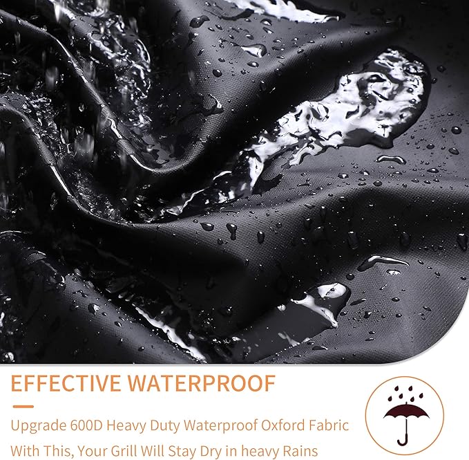Grill Cover for Traeger 22 & Pro 575 Series Grills, Heavy Duty Waterproof Wood Pellet Grill Cover, Special Zipper Design