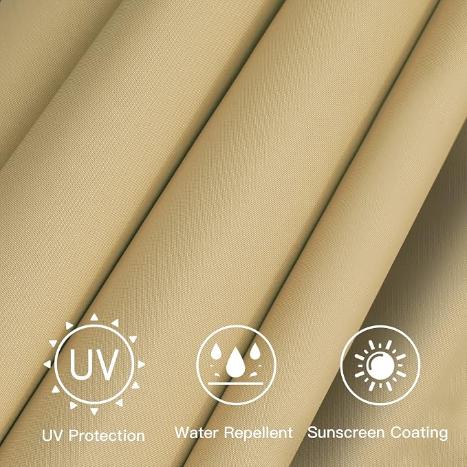 Sunnyglade 9ft Patio Umbrella Replacement Canopy Market Umbrella Top Outdoor Umbrella Canopy with 8 Ribs