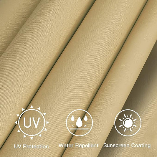 Sunnyglade 9ft Patio Umbrella Replacement Canopy Market Umbrella Top Outdoor Umbrella Canopy with 8 Ribs