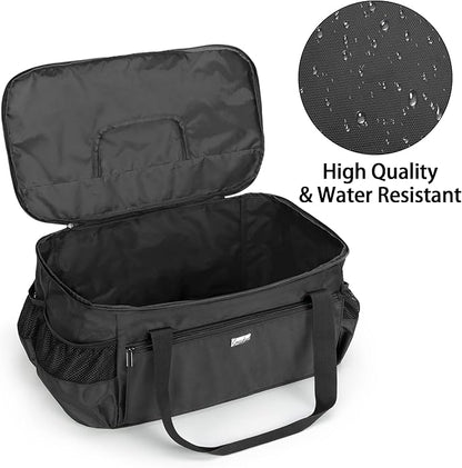 samdew Outdoor Grill Cover Compatible with Weber 121020 Go-Anywhere Charcoal Grill, Portable Grill Storage Carry Bag Compatible with Weber 1141001 Go-Anywhere Gas Grill, Bag Only (Patented Design)