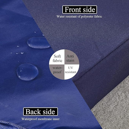 72x21 Inches Chaise Lounge Cushions Outdoor Replacement for Pool Side Waterpoof Patio Lounge Chair Cushions, Navy Blue