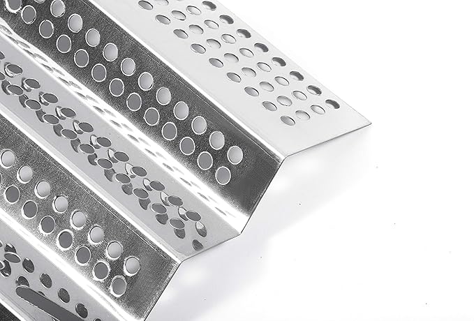Replace parts 3-Pack Stainless Steel Heat Plate and 3-Pack Stainless Steel Burner,Replacement for American Outdoor Grill Gas Grills 24NB, 24NG, 24NP, 24PC, 36NB, 36PC