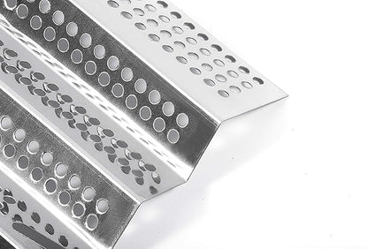 Replace parts 3-Pack Stainless Steel Heat Plate and 3-Pack Stainless Steel Burner,Replacement for American Outdoor Grill Gas Grills 24NB, 24NG, 24NP, 24PC, 36NB, 36PC