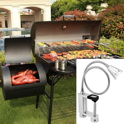 Light Attaches Magnetically Surface Adjustable Gooseneck BBQ Lamps