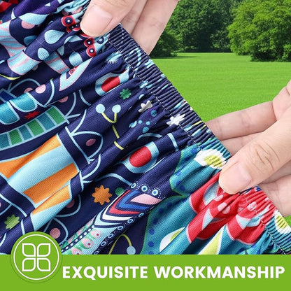 Smiry Spandex Fitted Tablecloth for 4 Foot Rectangle Tables, Washable Picnic Table Cover with Elastic, Stretch Reusable Table Cloth for Outdoor, Camping, Dining & Kitchen (Paisley, 24"x48")