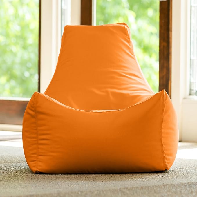 Jaxx Juniper Outdoor Bean Bag, Tangerine Sunbrella
