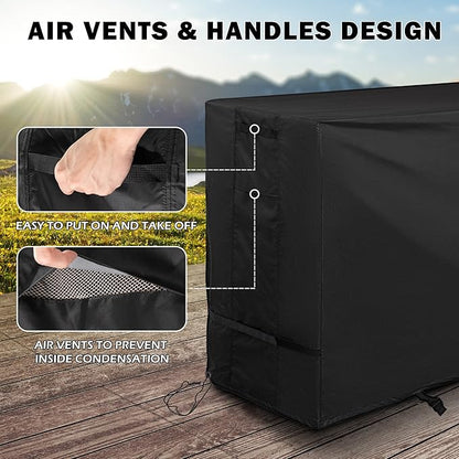 Pizza Oven Table Cover for Leteuke Pizza Oven Table Grill Cart, Outdoor Pizza Oven Stand Cover for Leteuke BBQ Prep Tables Station