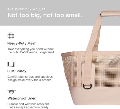 MISSION Boat Gear CASSI Heavy-Duty Outdoor Tote and Waterproof Marine-Grade Mesh Boat Bags