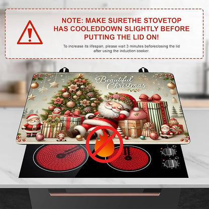Christmas Stove Top Cover Snowman Stove Top Cover for Home Decoration Kitchen Pad Non-Stick Washable Cooktop Covers Countertop Protector Keep Stove Clean 28"x20" (Man)