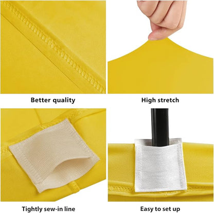 BDDC 6ft Stretch Spandex Fitted Table Cloth for 6 Foot Tables | GRS-Certified Eco-Friendly Fabric, Elastic Fit Rectangle Tablecloth, Washable, Wrinkle-Free, For Events & Parties