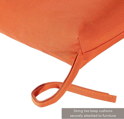 Outdoor Reversible Chaise Lounge Chair Cushion, Sunrise