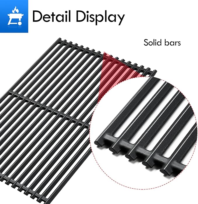1517 28 Inch Griddle Grill Grate Replacement Parts for Blackstone 28in Omnivore Adventure Ready Griddle Cooking Grate 1883 1853 2137 2351 1605 1856 1924 2 Burner Flat Top Steak Parts, 1pc