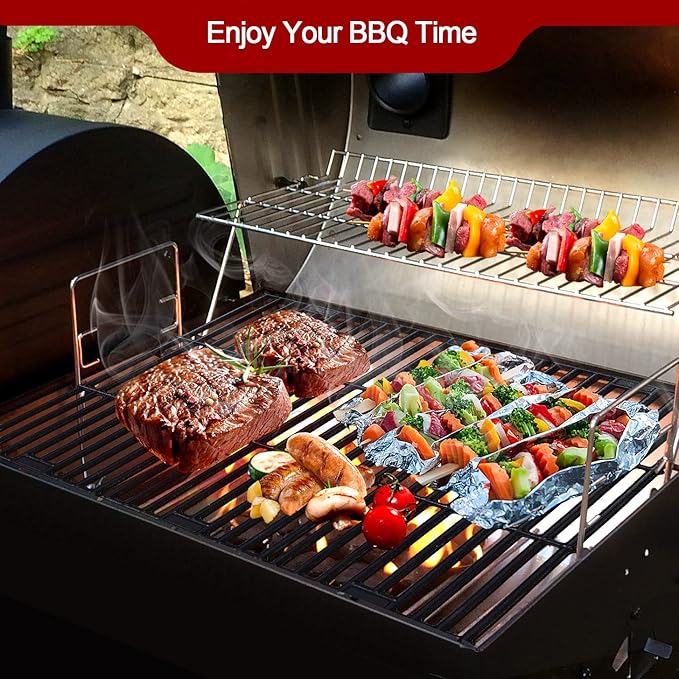 GGC Grill Grates Replacement for Chargriller 3001, 5050, 3008, 3030, 3725, 4000, 5252, King Griller 3008, 5252 and Others, 3 PCS Cast Iron Cooking Grid Grates(19 3/4" x 6 3/4" Each)