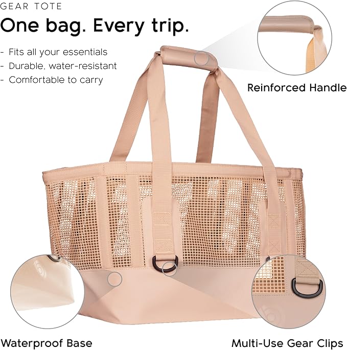 MISSION Boat Gear CASSI Heavy-Duty Outdoor Tote and Waterproof Marine-Grade Mesh Boat Bags