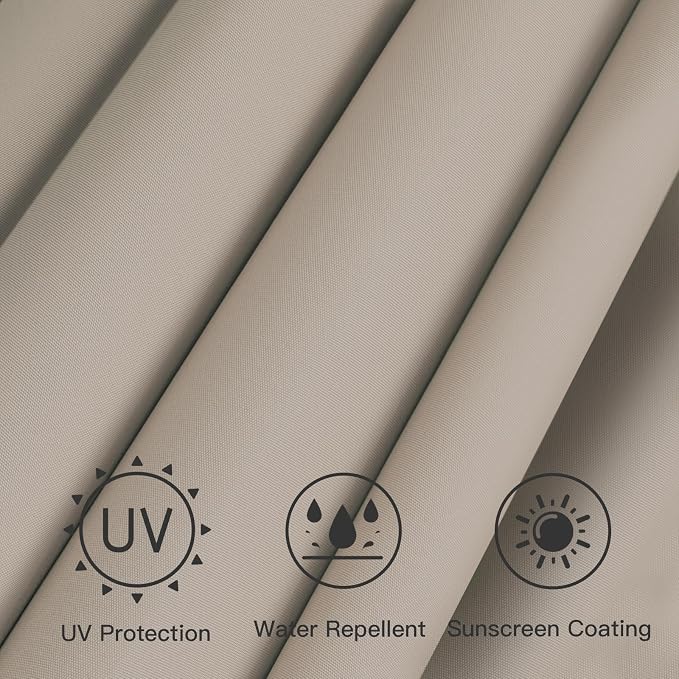 Sunnyglade 9ft Patio Umbrella Replacement Canopy Market Umbrella Top Outdoor Umbrella Canopy with 8 Ribs