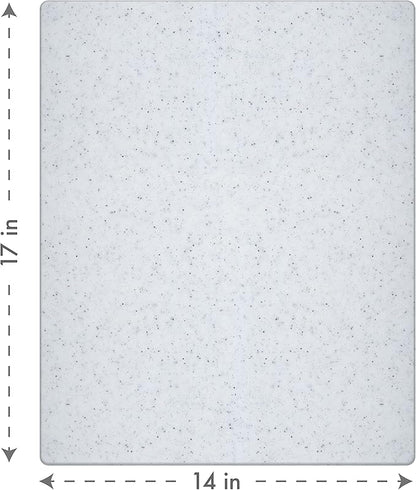 Dexas Superboard Reversible Pastry Board, 14 x 17 Inches, Granite Color - Dishwasher Safe, Ideal for Baking and Food Prep (Pack of 6)
