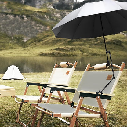 XLINGZA UPF 50+ Beach Umbrella with Adjustable Universal Clamp