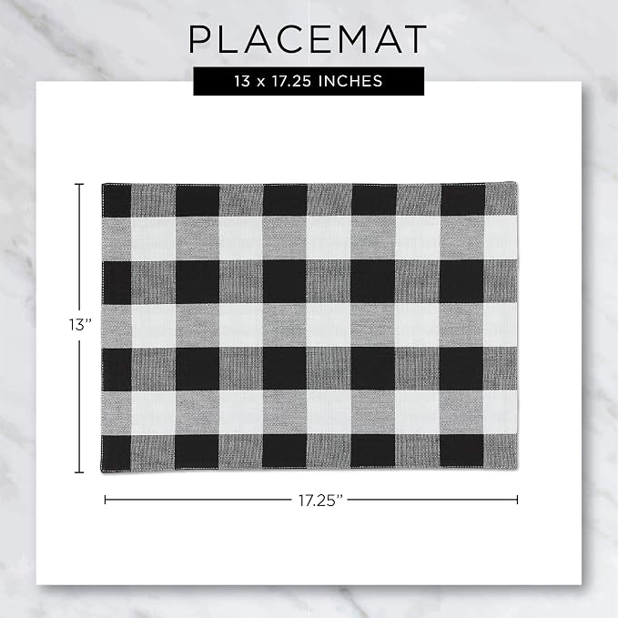 DII PVC Tabletop Collection Woven Indoor/Outdoor, Placemat Set, 13x17.25, Tango Red, 6 Piece (Pack of 12)