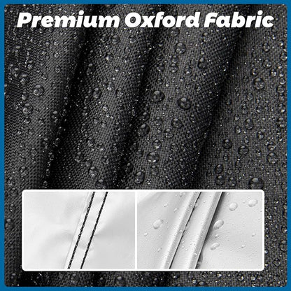Flat Top Grill Cover for Nexgrill Daytona 4-Burner Propane Gas Griddle, Heavy Duty Waterproof Gas Griddle Cover for Member Mark Pro Series 5-Burner Gas Griddle, 68" W x 29" D x 36" H